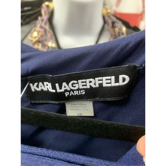 Karl Lagerfeld Bow Detail Dress - Picture 7 of 7